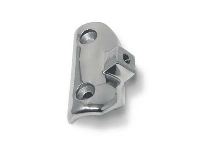 316SS Investment Cast 90 Degree Round Header Side Mount; Marine Top Hardware