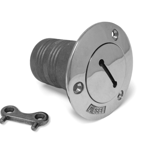 316SS Investment Cast Diesel Deck Fill With a Mirror Finish