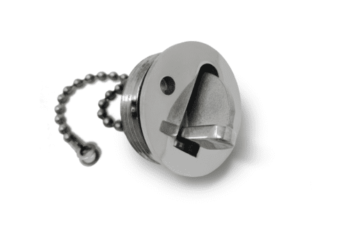316SS Investment Cast Toggle Cap for Deck Fills With 1.5” Hose