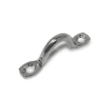316 Stainless Steel Pad Eye for 5MM (#8) Screw; Mirror Finish