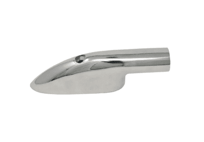 Heavy Duty 90 Degree Boat Hand Rail End-Top Mount 316SS Investment Cast