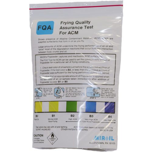 MirOil 3-Minute Quality Assurance Fryer Oil Test Kit for Alkaline Material