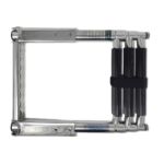 Over-Platform 3-Step Boat Ladder with Heavy Duty Gudgeons and a Secure Grip Handle