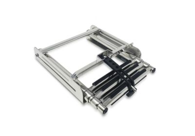 Secure 3-Step Under Platform Ladder with a Polished Finish