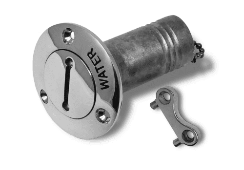 Stainless Steel Replacement Deck Fill Key - Waste, Water, Gas, Diesel Fills