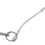 Top Fitting Quick Release Pin 1/4" Stainless Steel With Nylon Lanyard