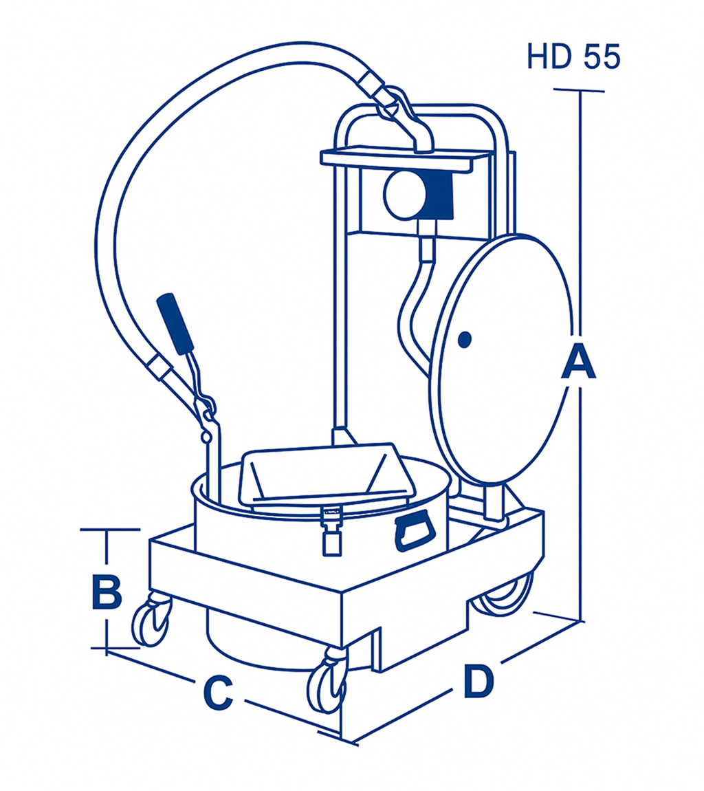 MirOil 55HD30 Fry Oil Filter Machine