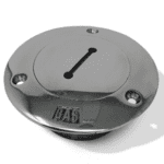 316SS Investment Cast 2” Pipe Gas Deck Fill With a Mirror Finish