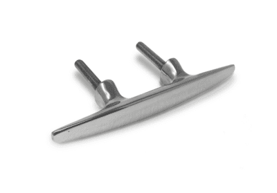 High Polished 8" Euro Cleat; Investment Cast 316 Stainless Steel