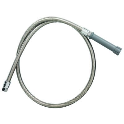 T&S 44" Stainless Steel Hose for Pre-Rinse Unit (With Handle) - B-44H