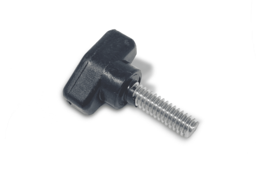 black screw with oval top