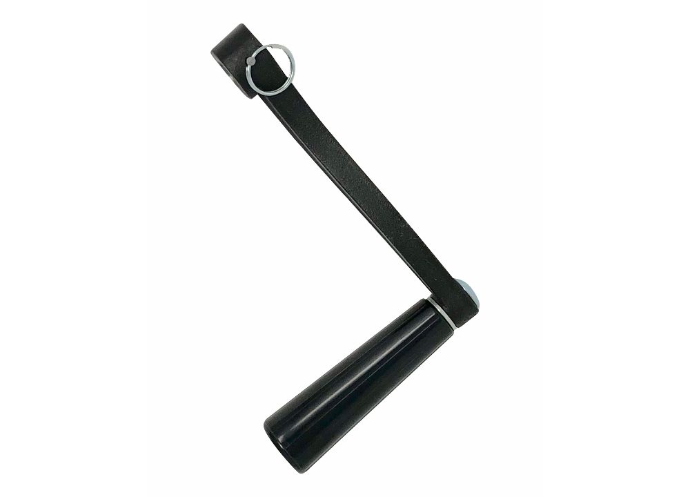 black crank handle