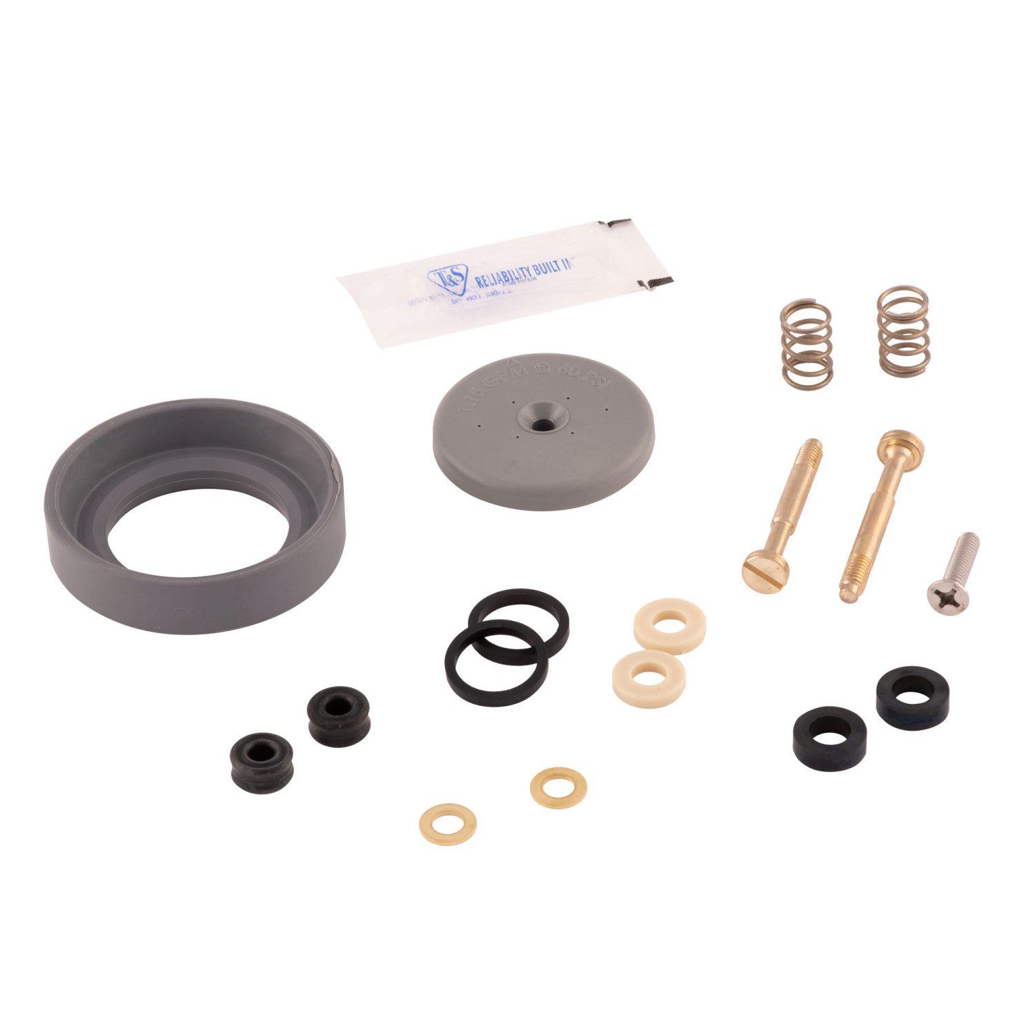 T&S B-10K Parts Kit for B-0107 Spray Valve (Gray) to ensure GPM output accuracy. 