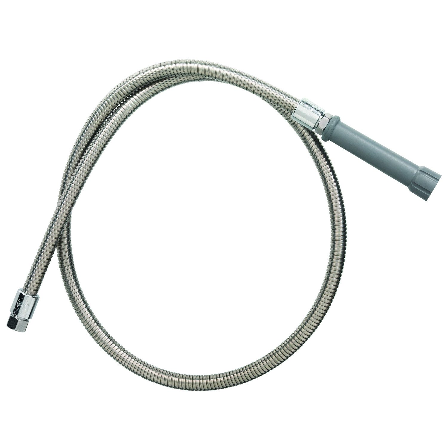 T&S 44" Stainless Steel Hose for Pre-Rinse Unit (With Handle)