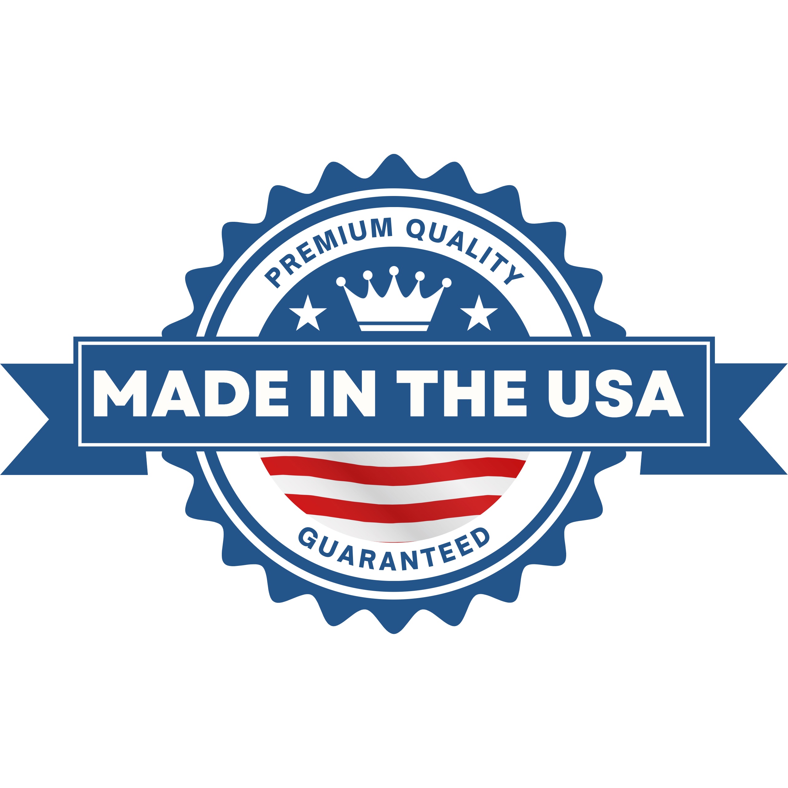 Made in the USA' logo prominently displayed, representing Cambia-distribution's commitment to offering products that are manufactured in the United States. The logo features the American flag and bold text, emphasizing the company's dedication to supporting local industries and ensuring product quality and authenticity.